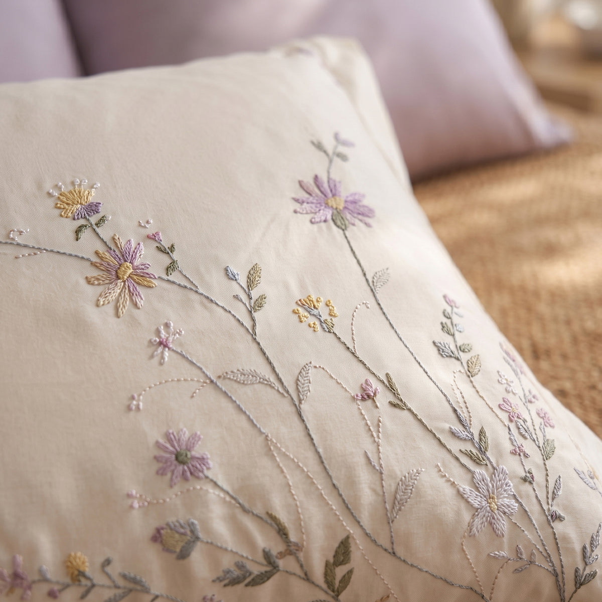 Elegance – Whtie Bridal Cotton Sateen Duvet Set