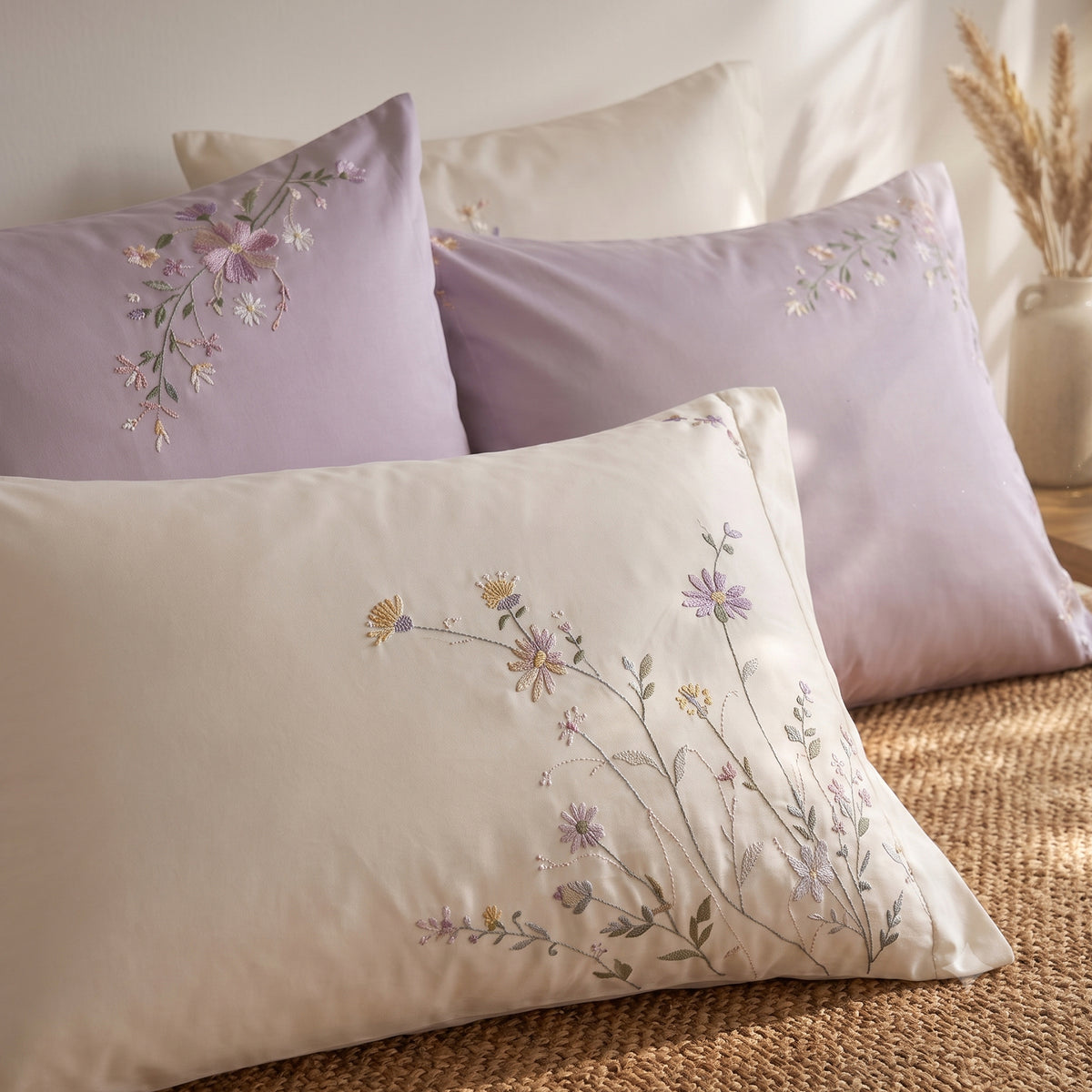 Elegance – Whtie Bridal Cotton Sateen Duvet Set