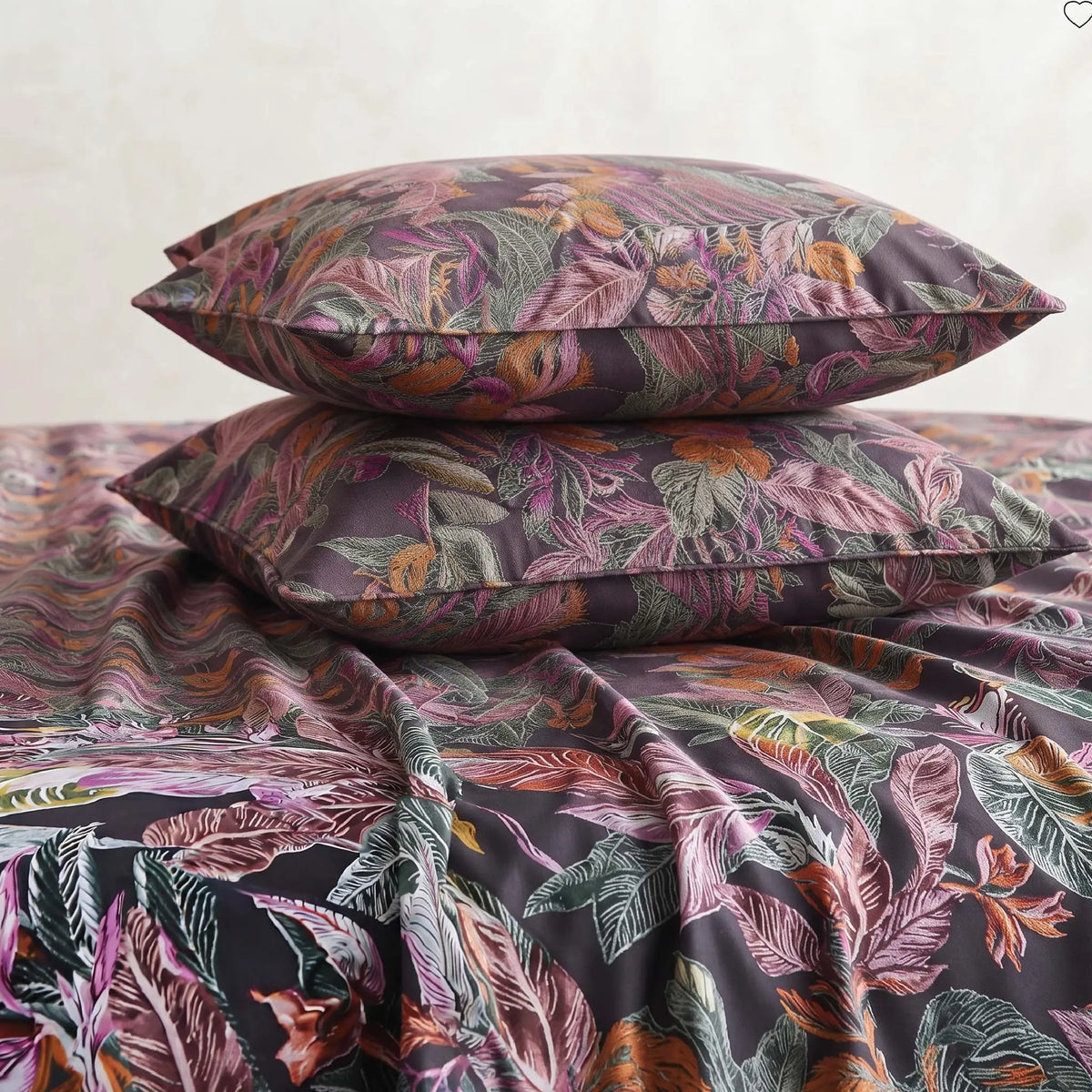 Wildflower - Premium Cotton Sateen 3Pcs Bedsheet Set