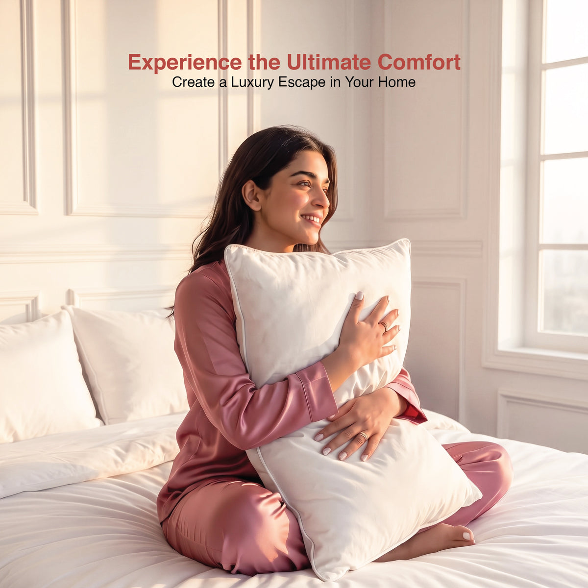 Ultra Soft Premium Microfiber Pillow – Ergonomic Neck Support for Deep Sleep