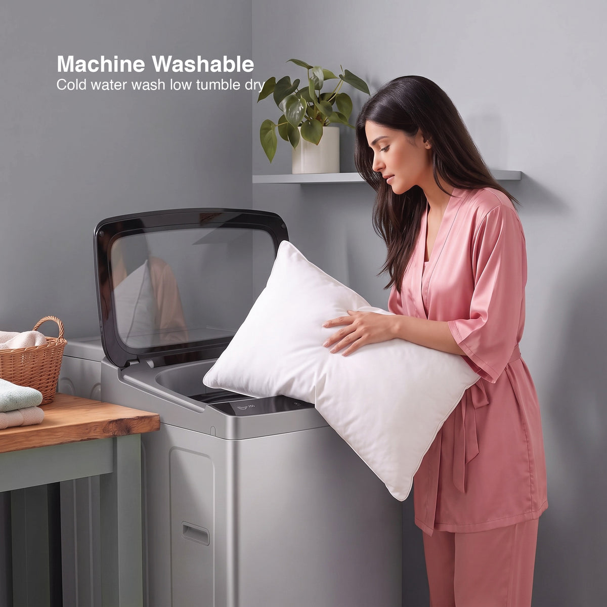 Ultra Soft Premium Microfiber Pillow – Ergonomic Neck Support for Deep Sleep