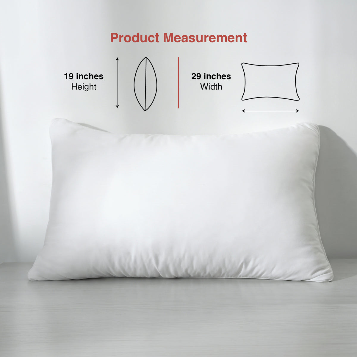 Ultra Soft Premium Microfiber Pillow – Ergonomic Neck Support for Deep Sleep